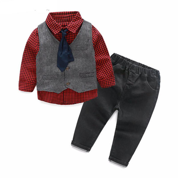 Cute Little Gentleman Formal Clothes