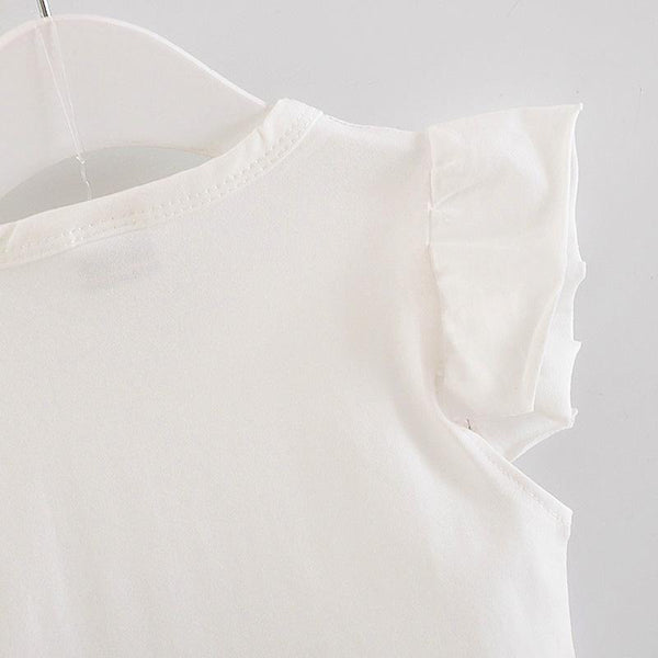 Fashion Lovely Bow Printed Dress